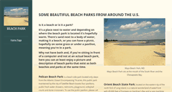 Desktop Screenshot of beachpark.com